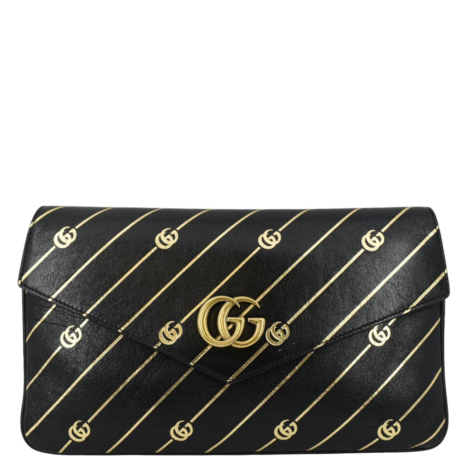GUCCI Thiara Medium Double Smooth Leather Satchel Bag White/Black 524822