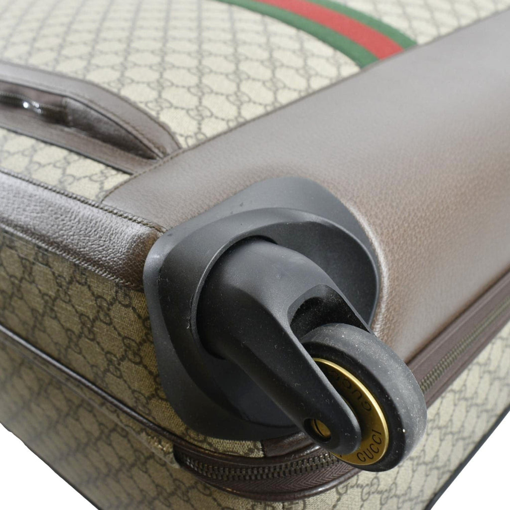 GUCCI Ophidia Trolley GG Supreme Canvas Travel Bag Beige 728305