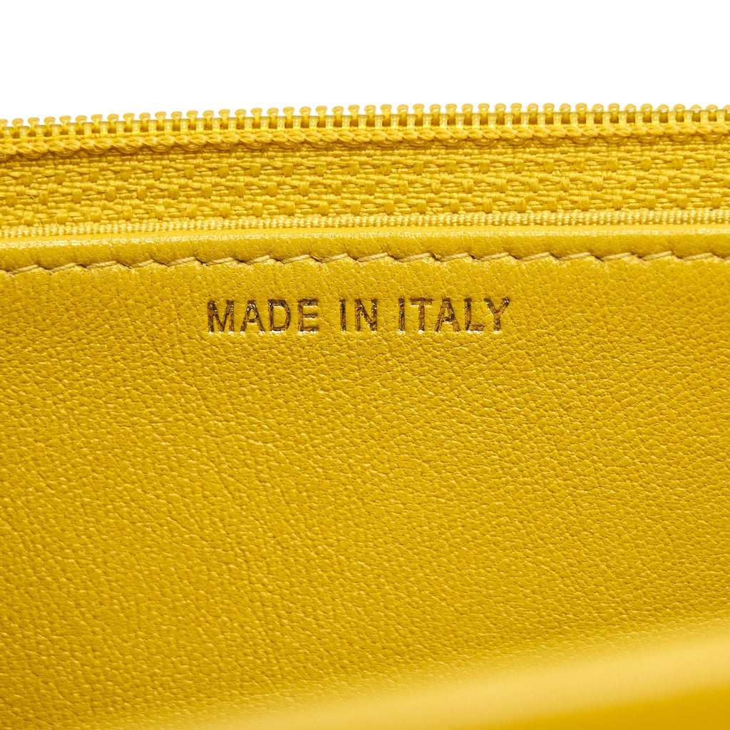 Chanel Seasonal Wallet On Chain Yellow