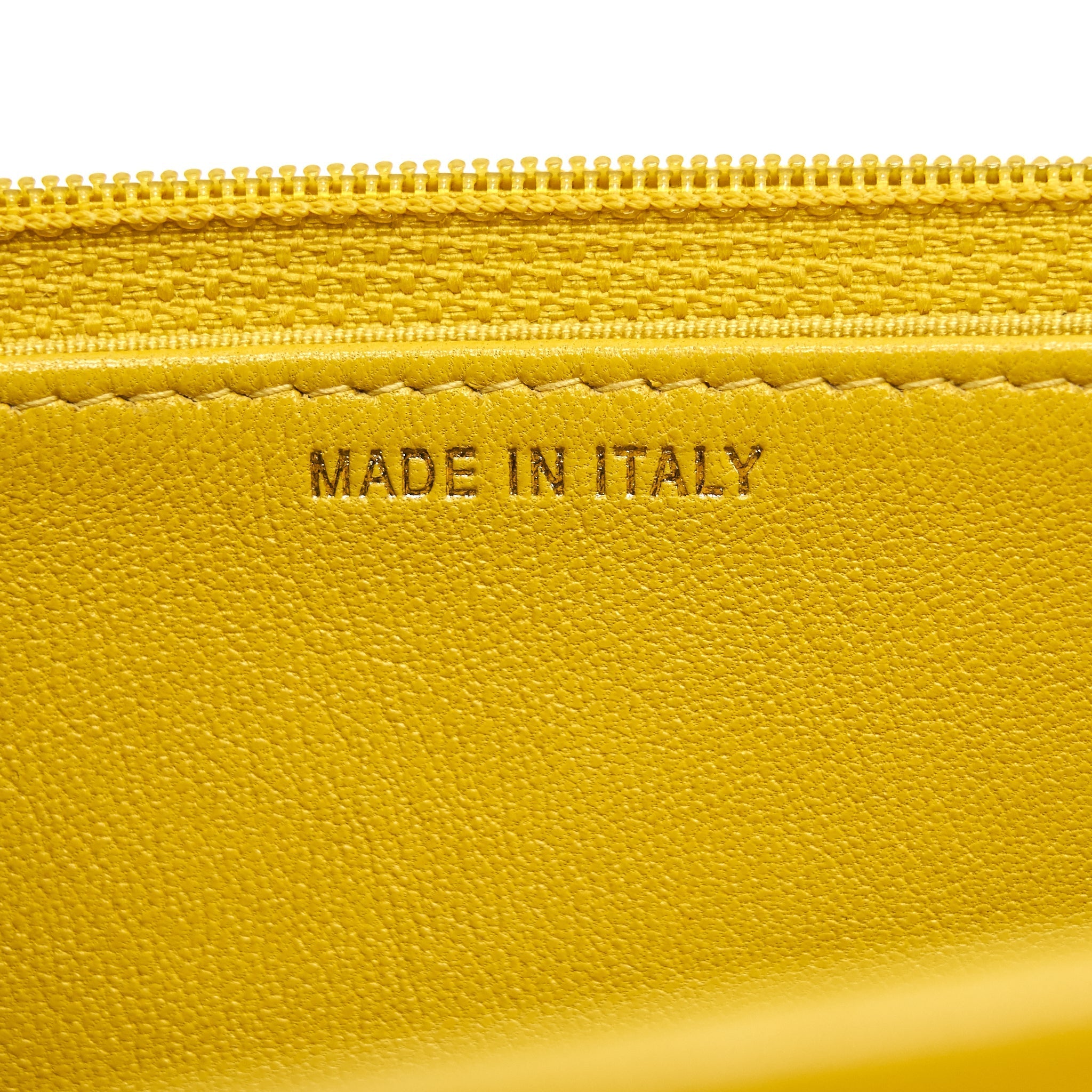 Chanel Seasonal Wallet On Chain Yellow