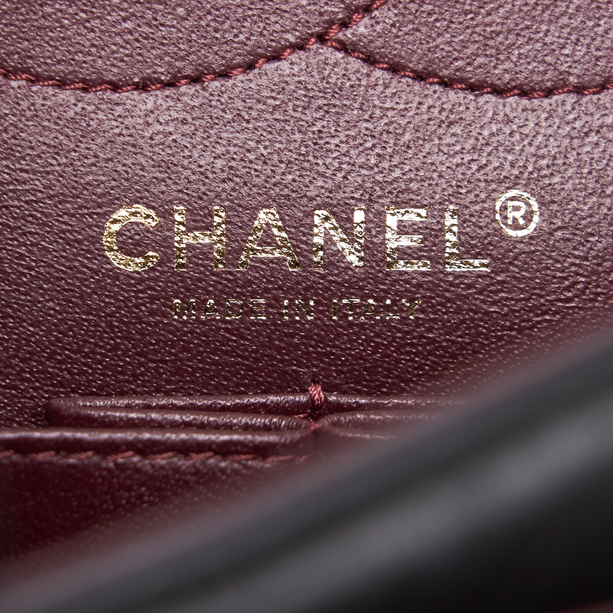 Chanel 2.55 Handbag Aged Calfskin Black