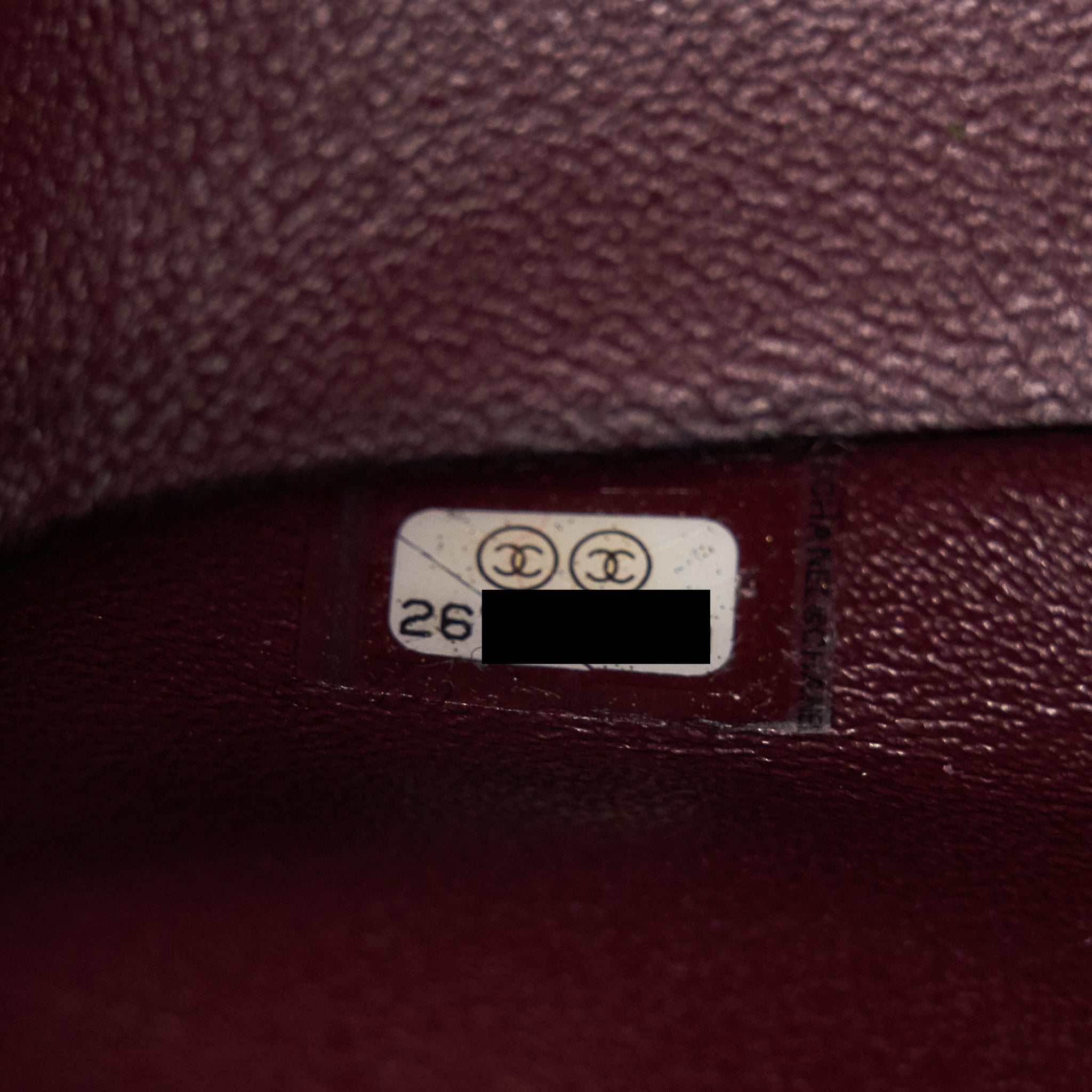 Chanel 2.55 Handbag Aged Calfskin Black