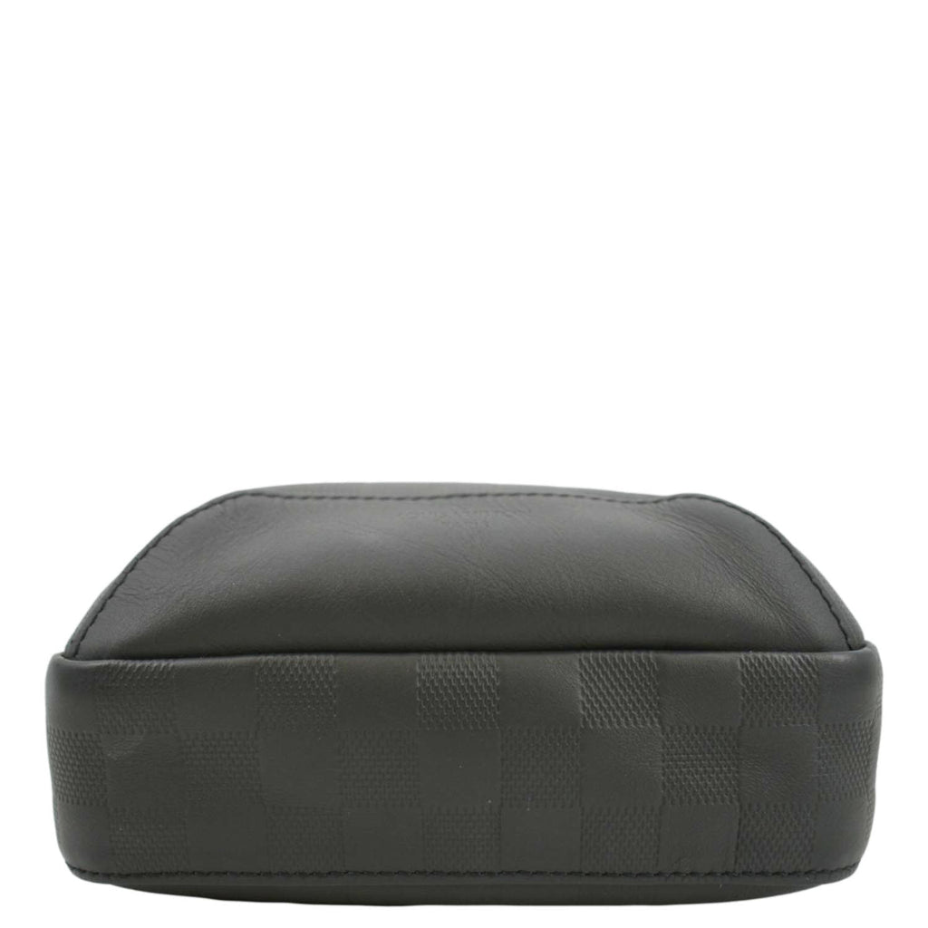 LOUIS VUITTON Avenue Sling Damier Infini Backpack Bag Black