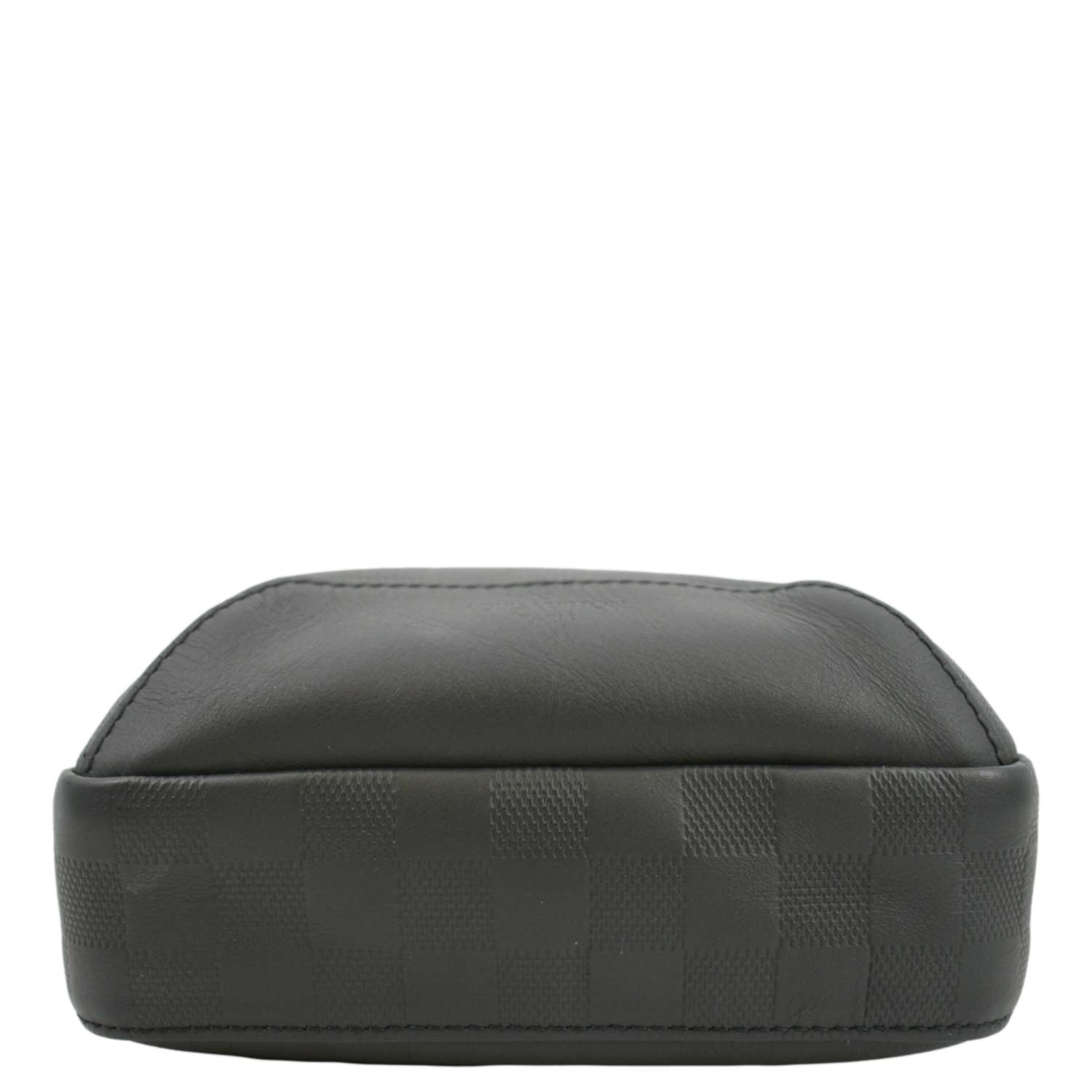 LOUIS VUITTON Avenue Sling Damier Infini Backpack Bag Black