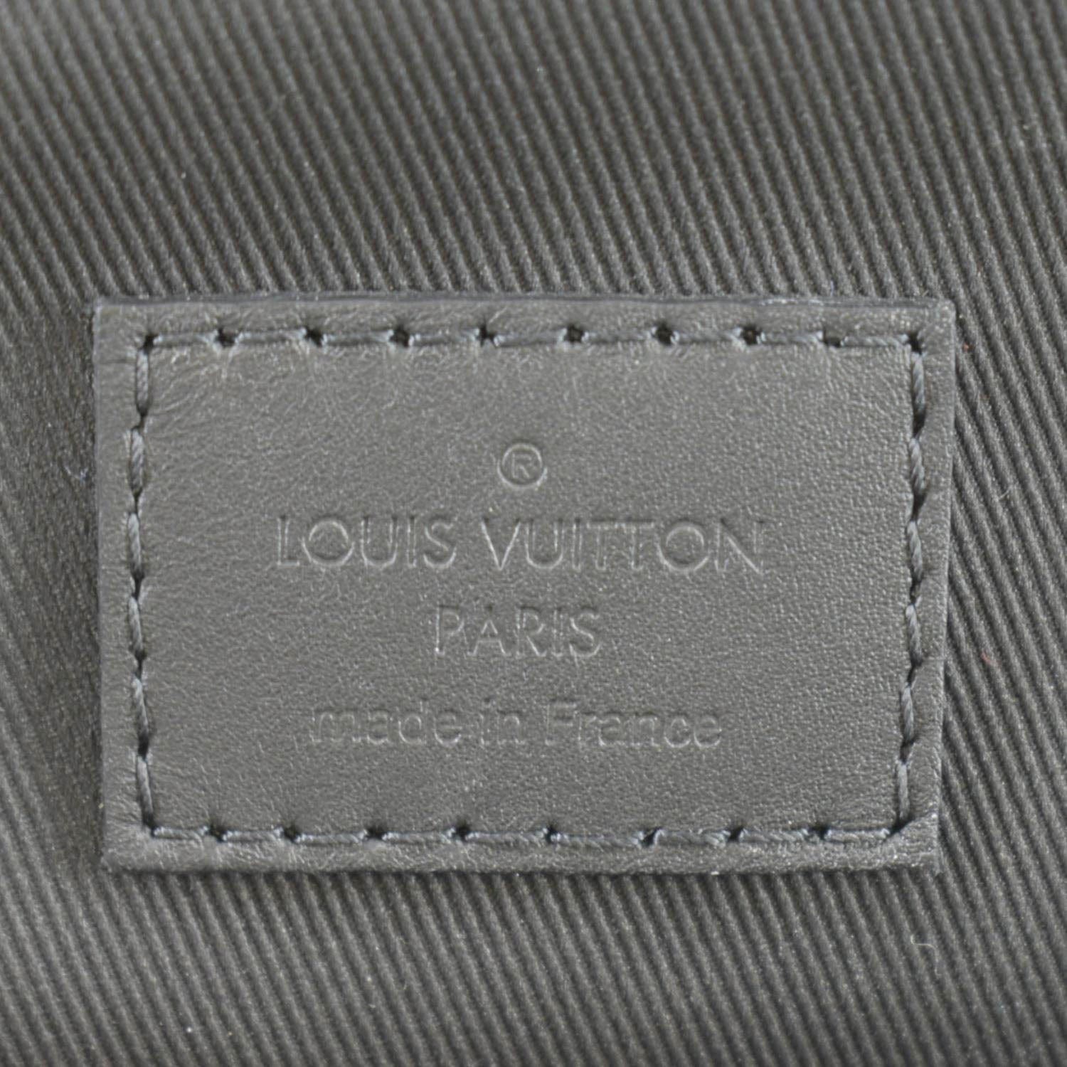 LOUIS VUITTON Avenue Sling Damier Infini Backpack Bag Black