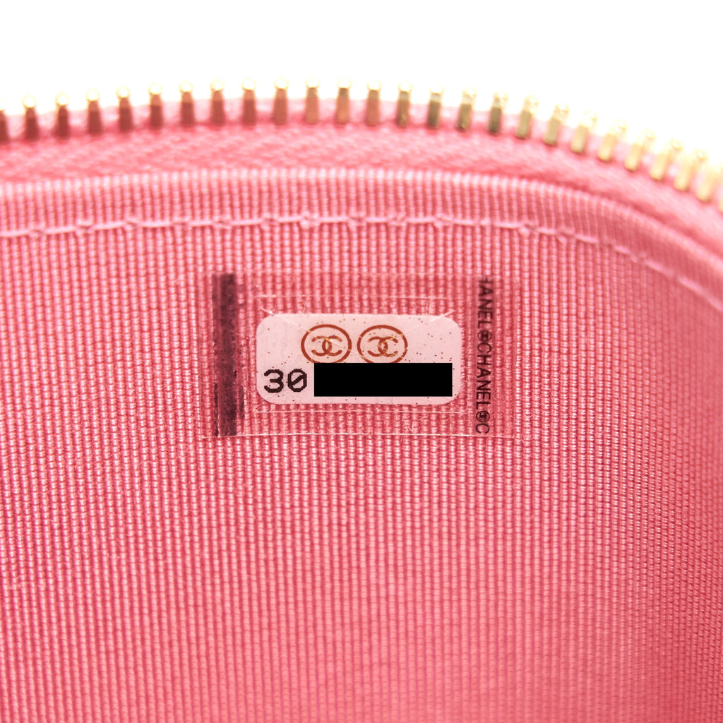 Chanel Small Vanity with Chain Pink