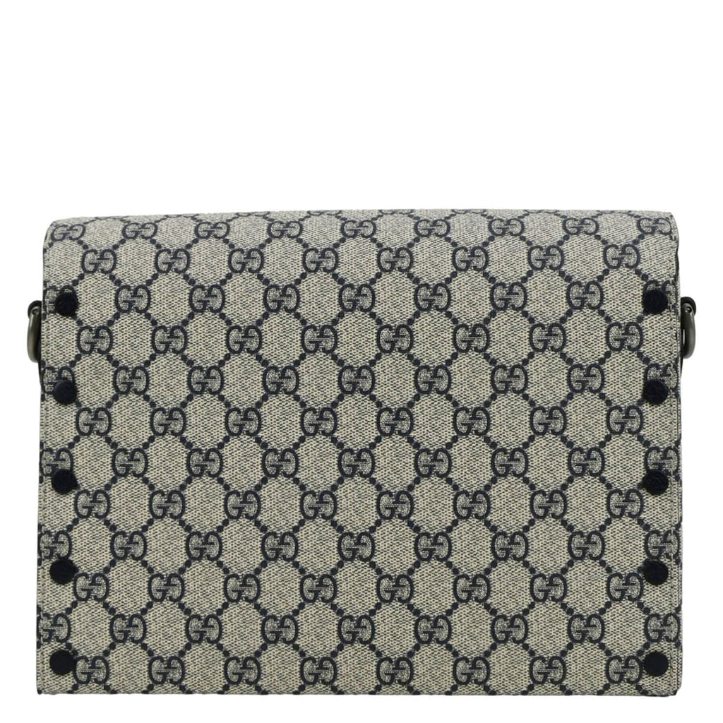 GUCCI Dionysus GG Supreme Canvas Crossbody Bag Navy Blue 725548