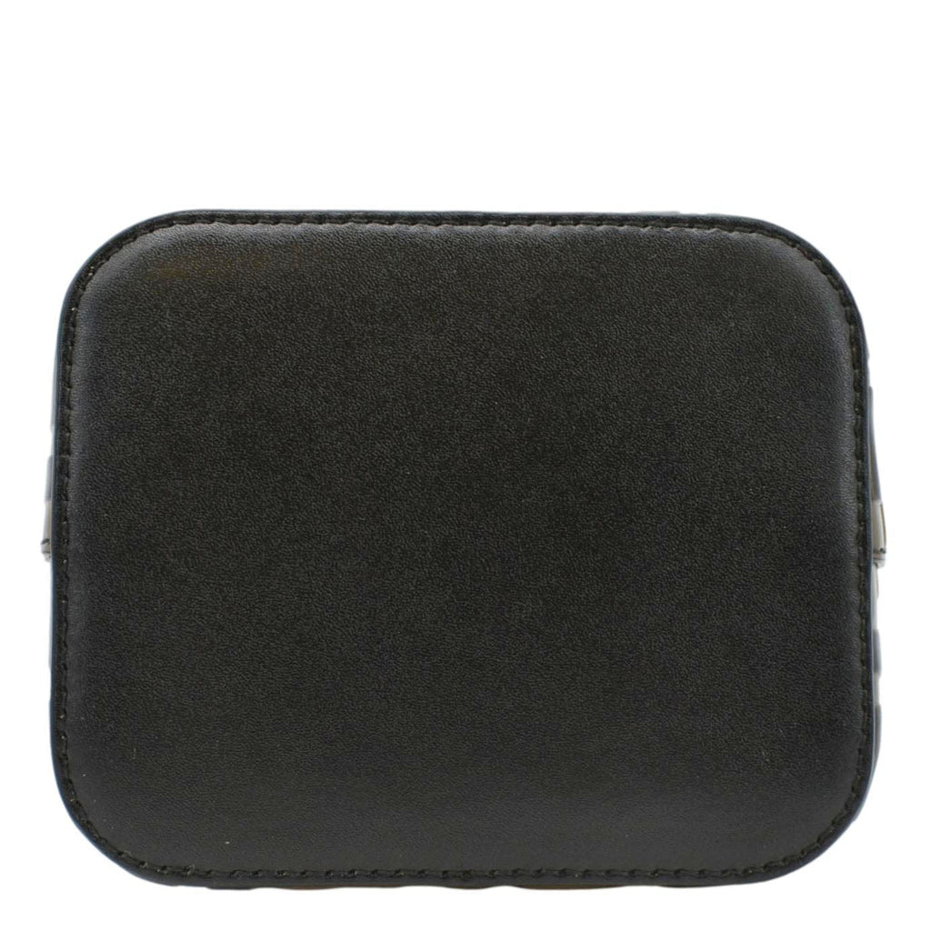 FENDI Mini Mon Tresor Leather Bucket Crossbody Bag Brown