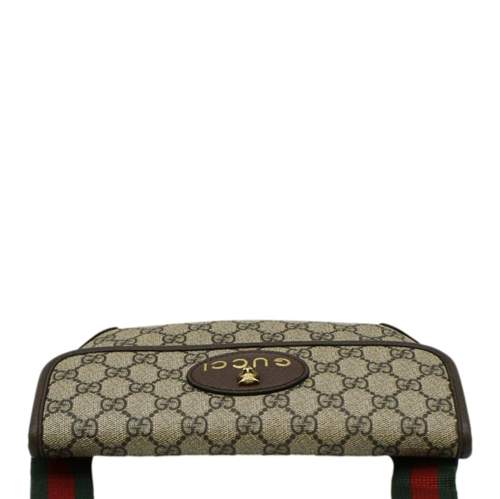 GUCCI Neo Vintage GG Supreme Canvas Belt Bag Beige 493930