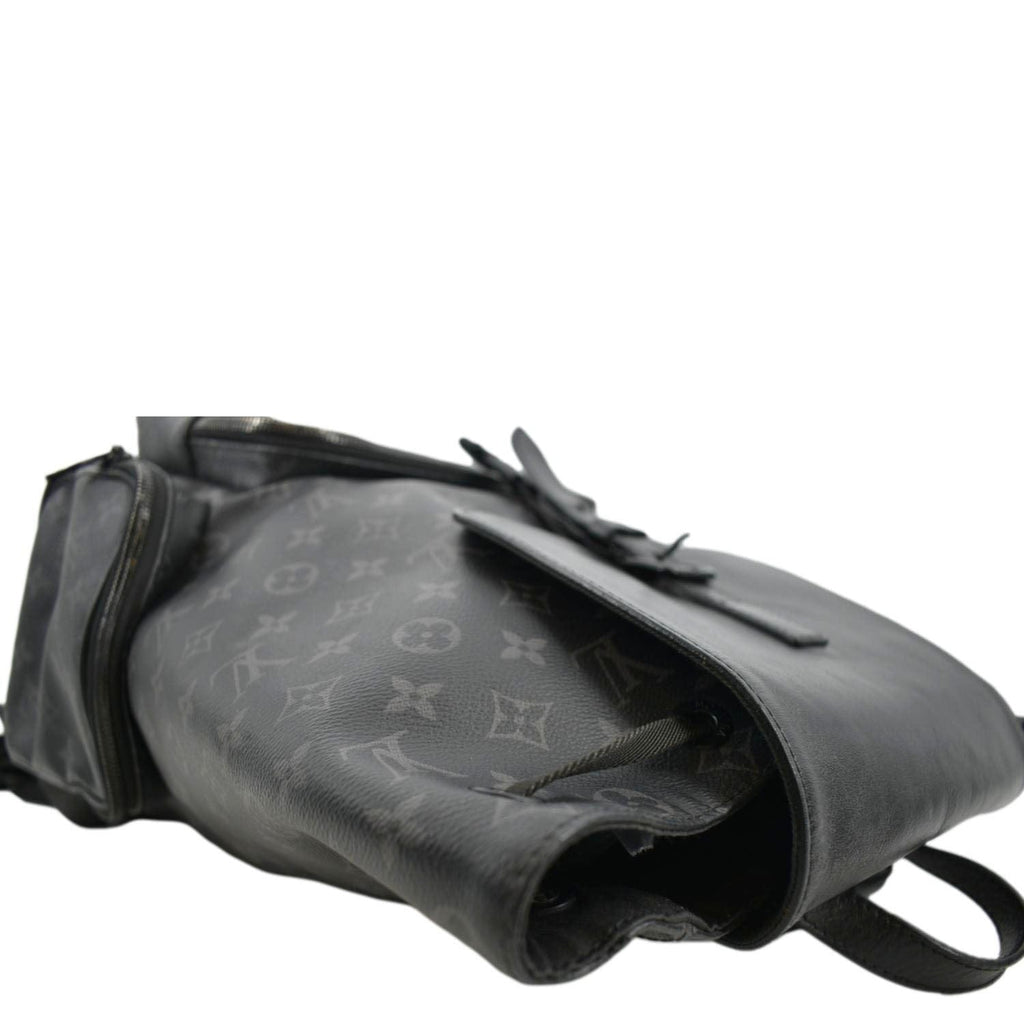 LOUIS VUITTON Trio Mnogram Eclipse Backpack Bag Black