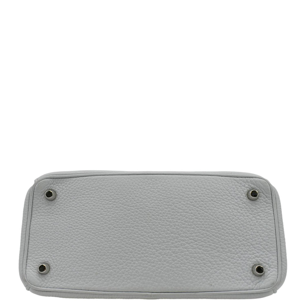 CHRISTIAN DIOR Be Dior Small Leather Flap Shoulder Bag Grey
