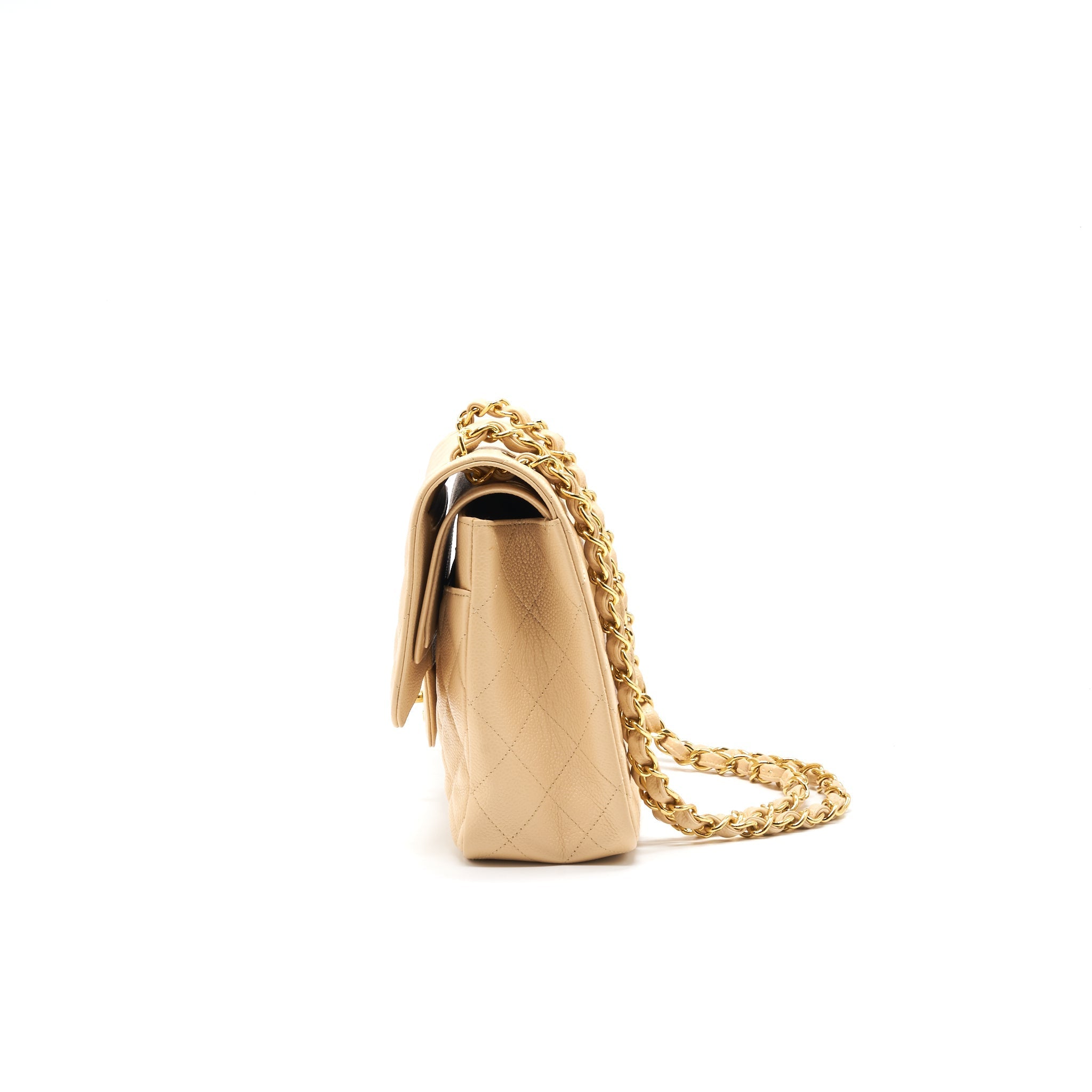 Chanel Jumbo Classic Double Flap Bag Beige