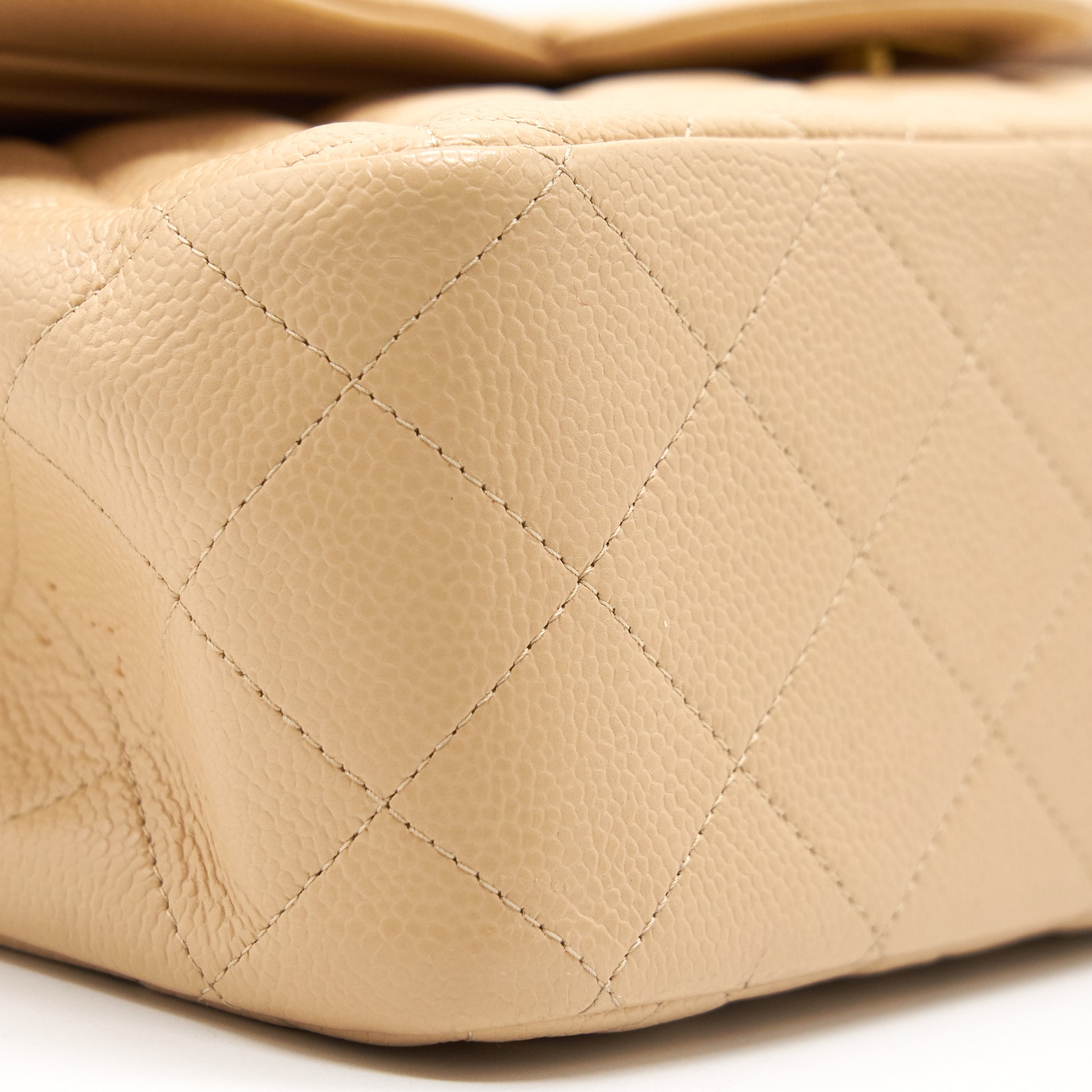 Chanel Jumbo Classic Double Flap Bag Beige