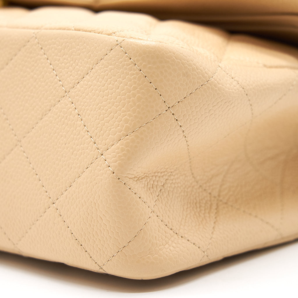 Chanel Jumbo Classic Double Flap Bag Beige