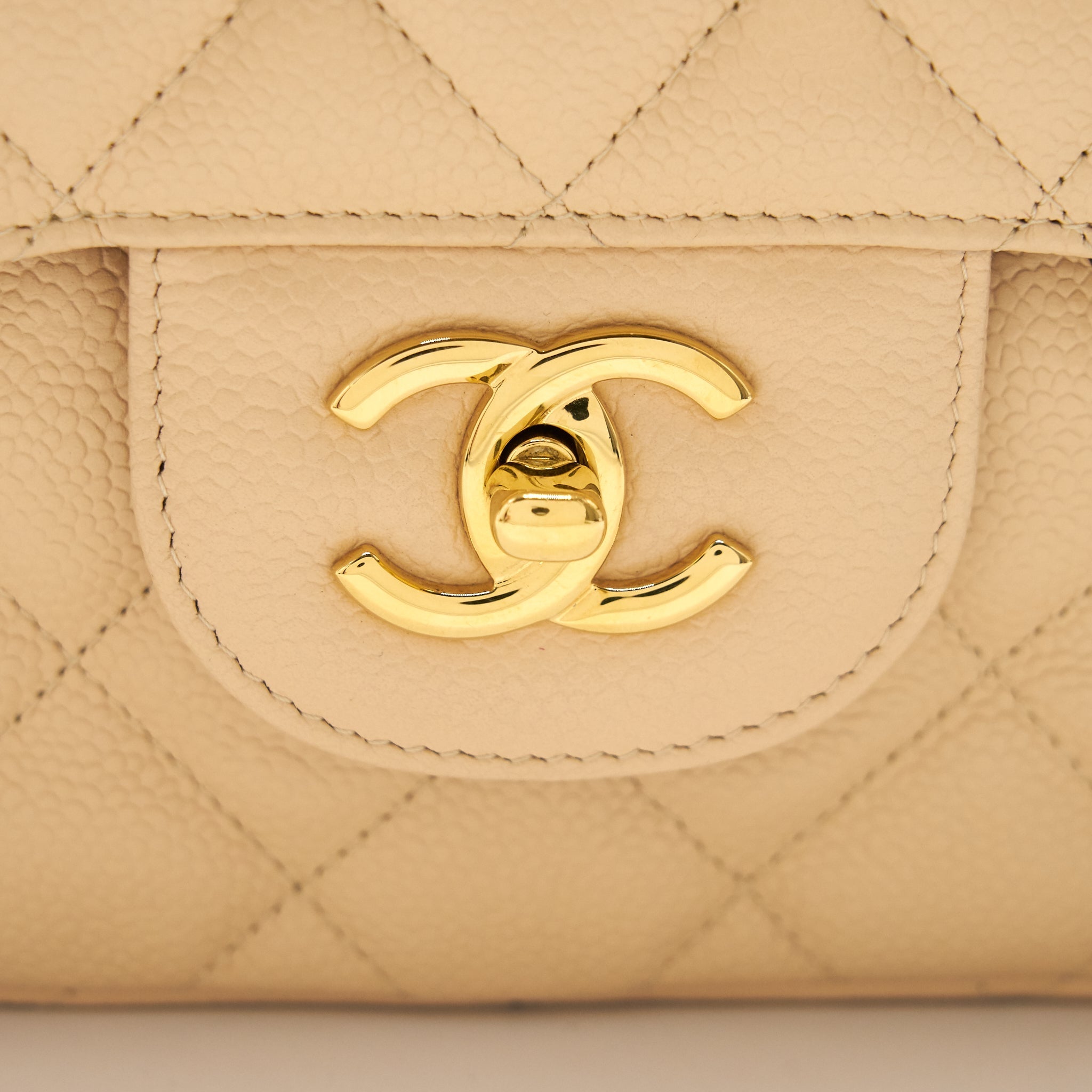 Chanel Jumbo Classic Double Flap Bag Beige