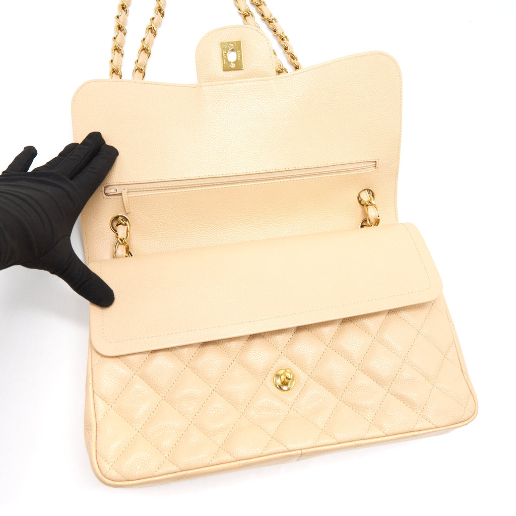 Chanel Jumbo Classic Double Flap Bag Beige