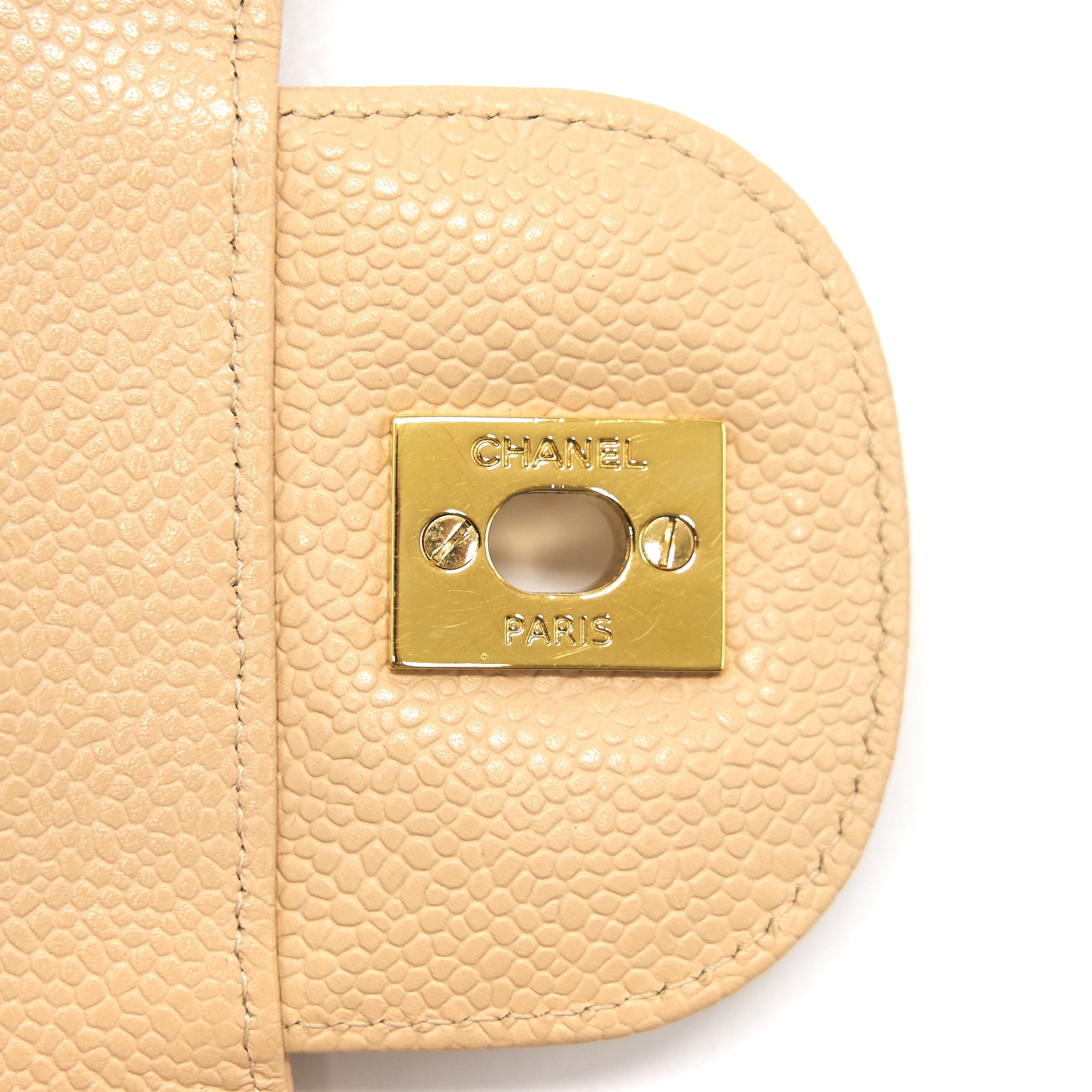 Chanel Jumbo Classic Double Flap Bag Beige