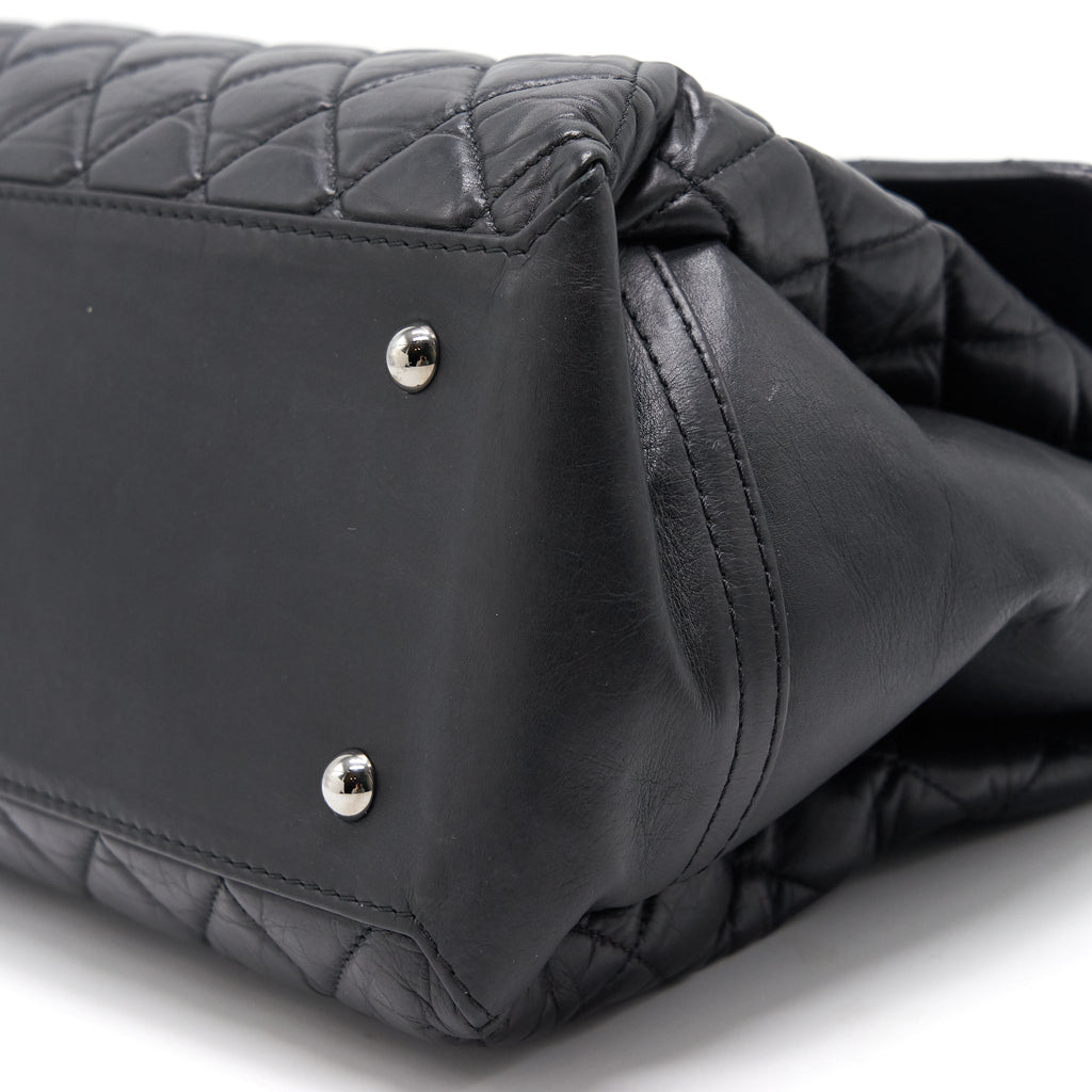 Chanel Calfskin Flap Bag Black
