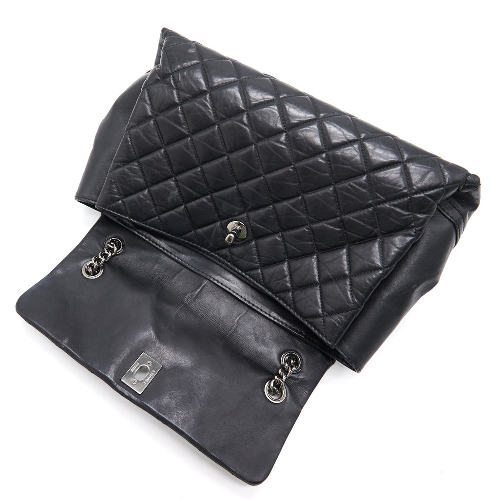 Chanel Calfskin Flap Bag Black