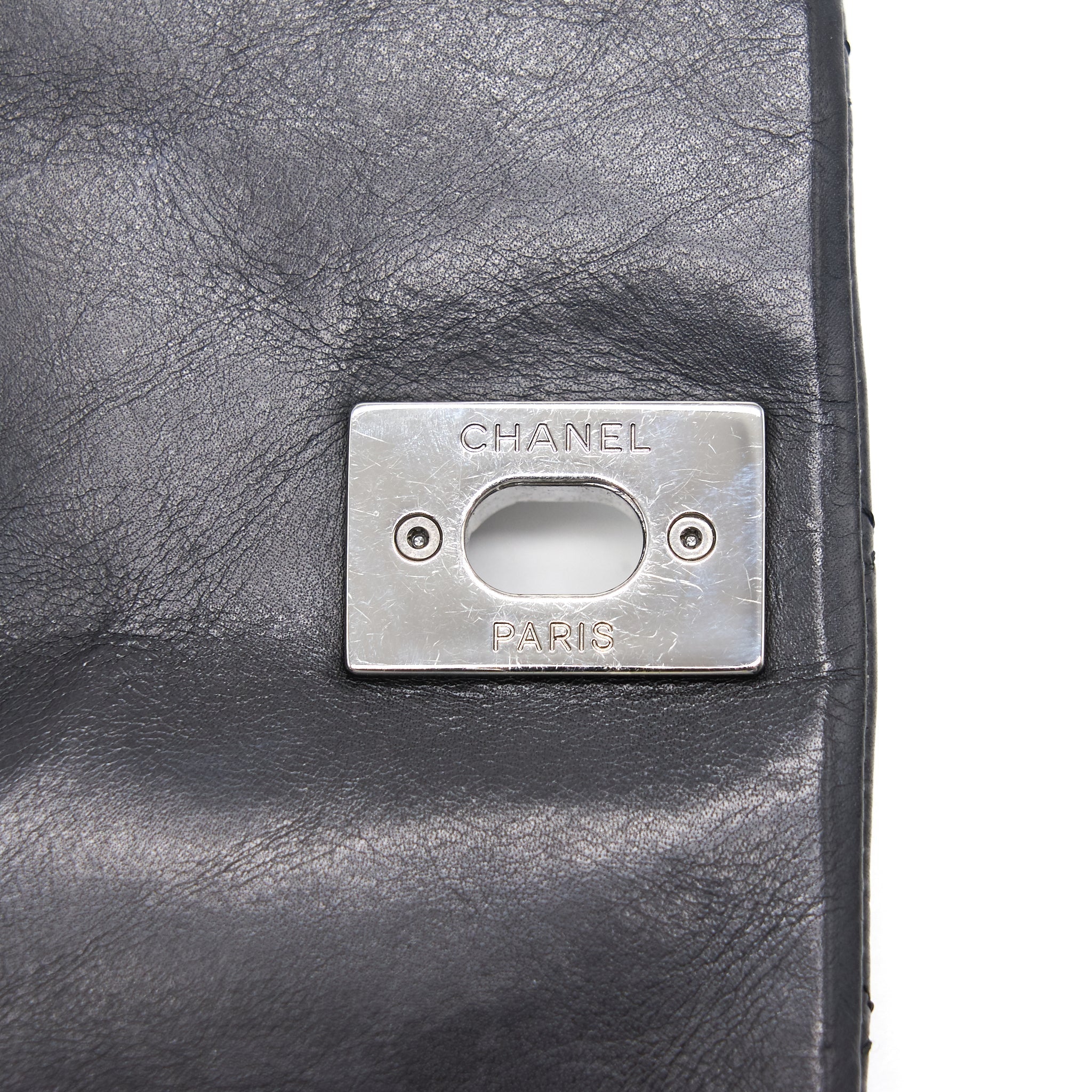 Chanel Calfskin Flap Bag Black