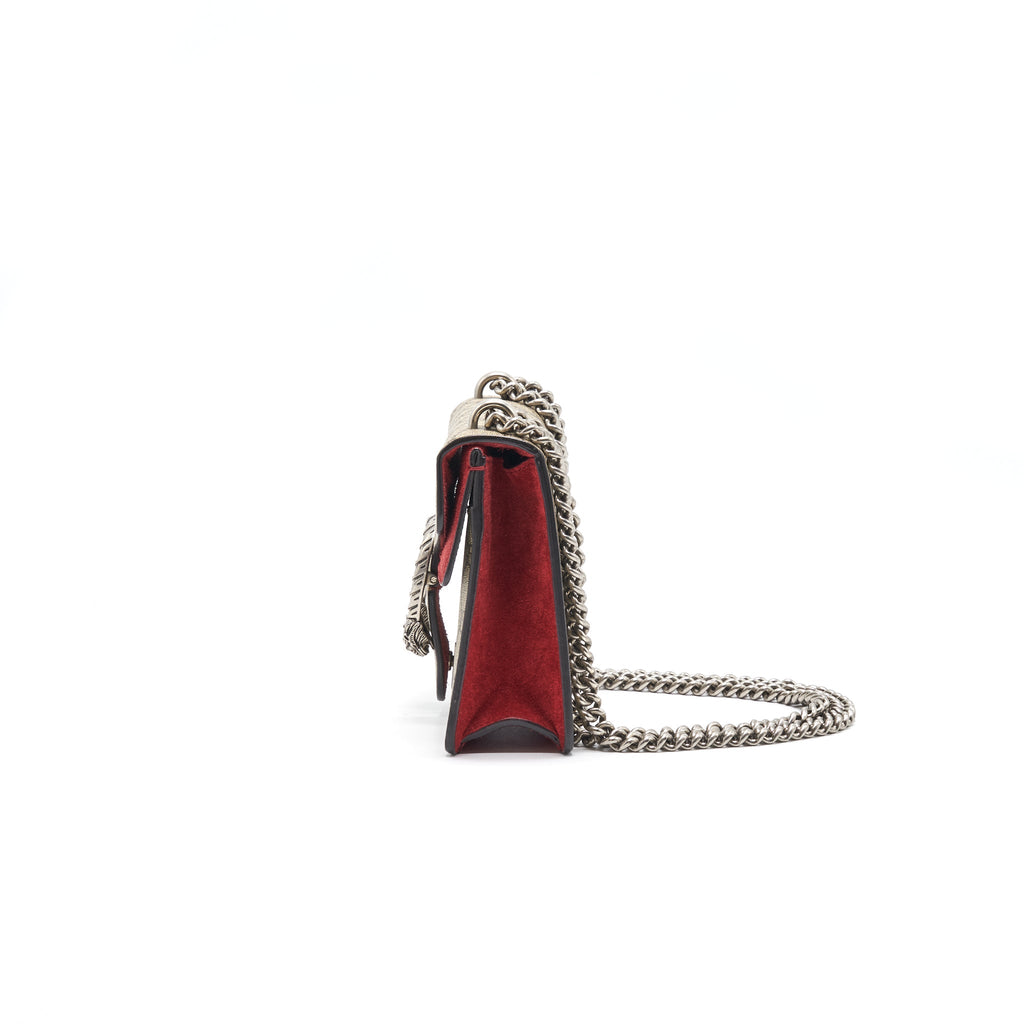 GUCCI DIONYSUS GG SUPREME MINI BAG RED