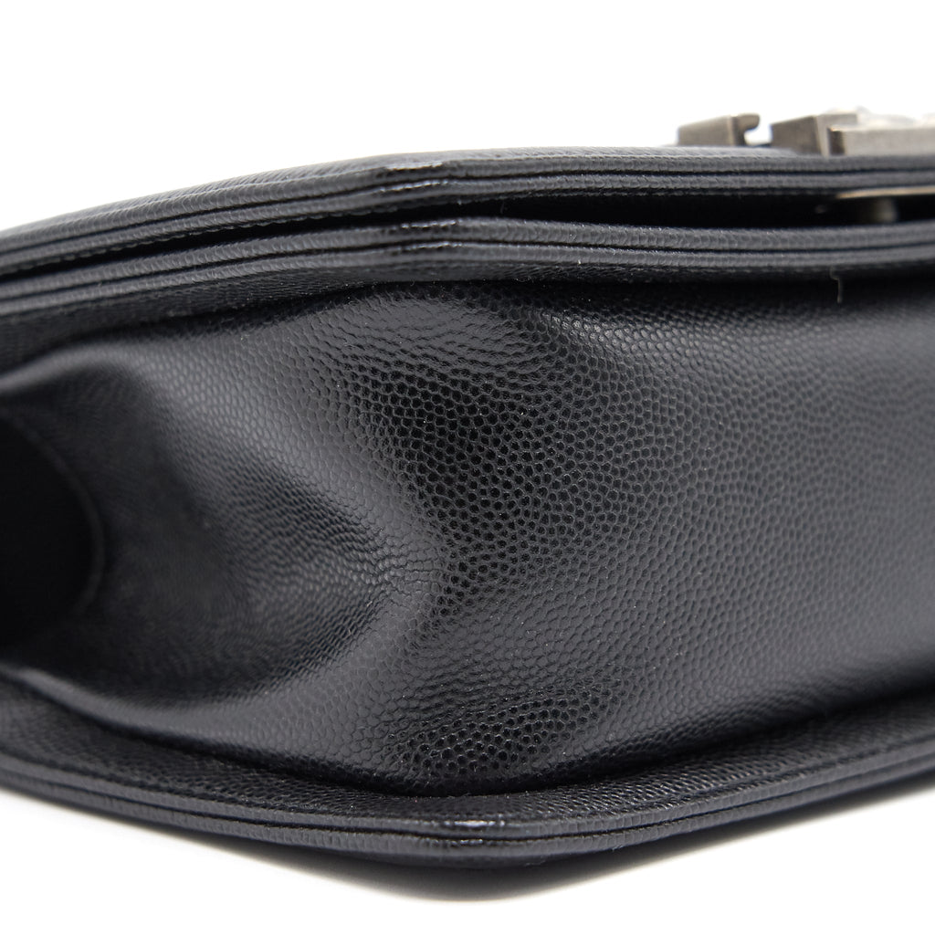Chanel Small Leboy Cavier Black ruthenium Hardware