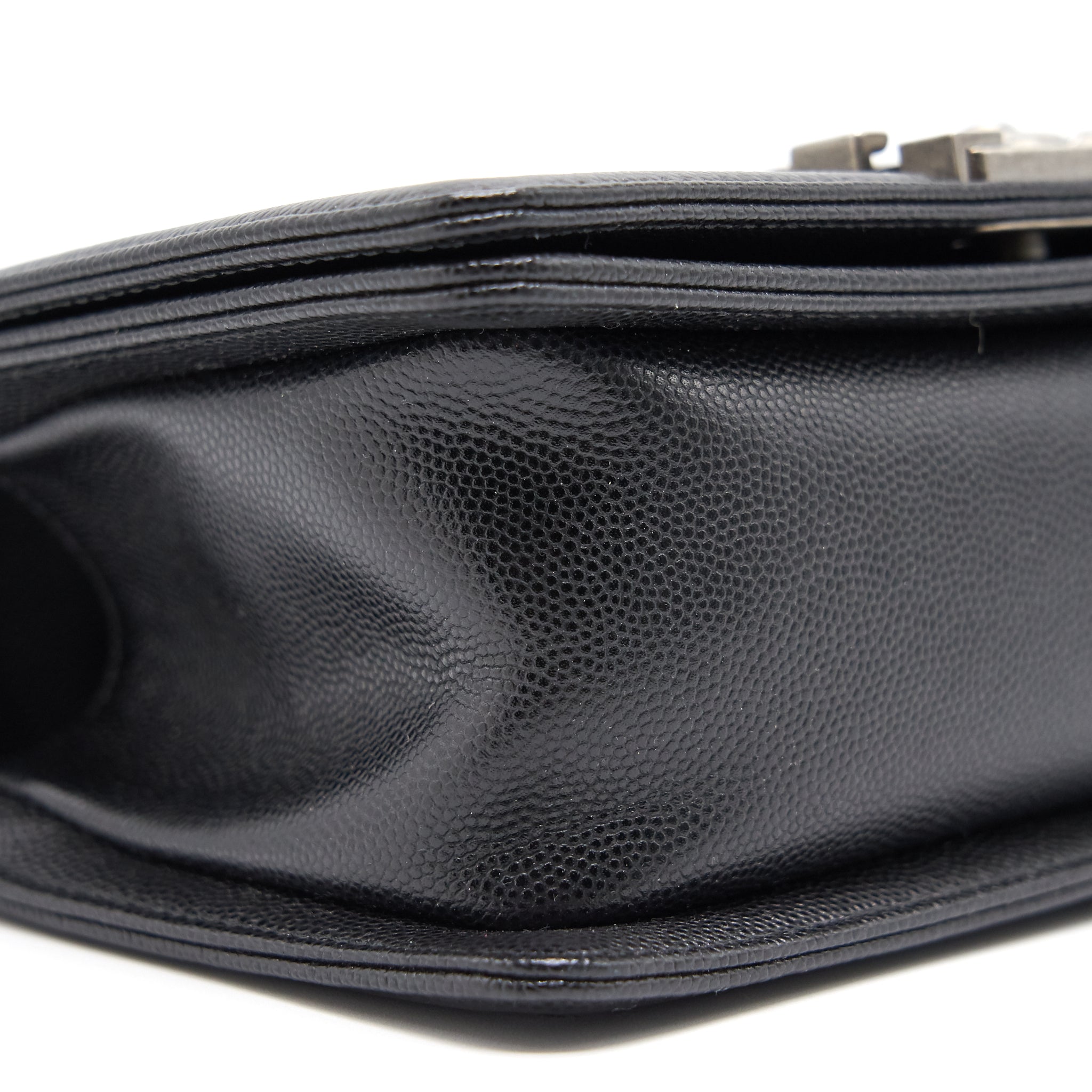Chanel Small Leboy Cavier Black ruthenium Hardware