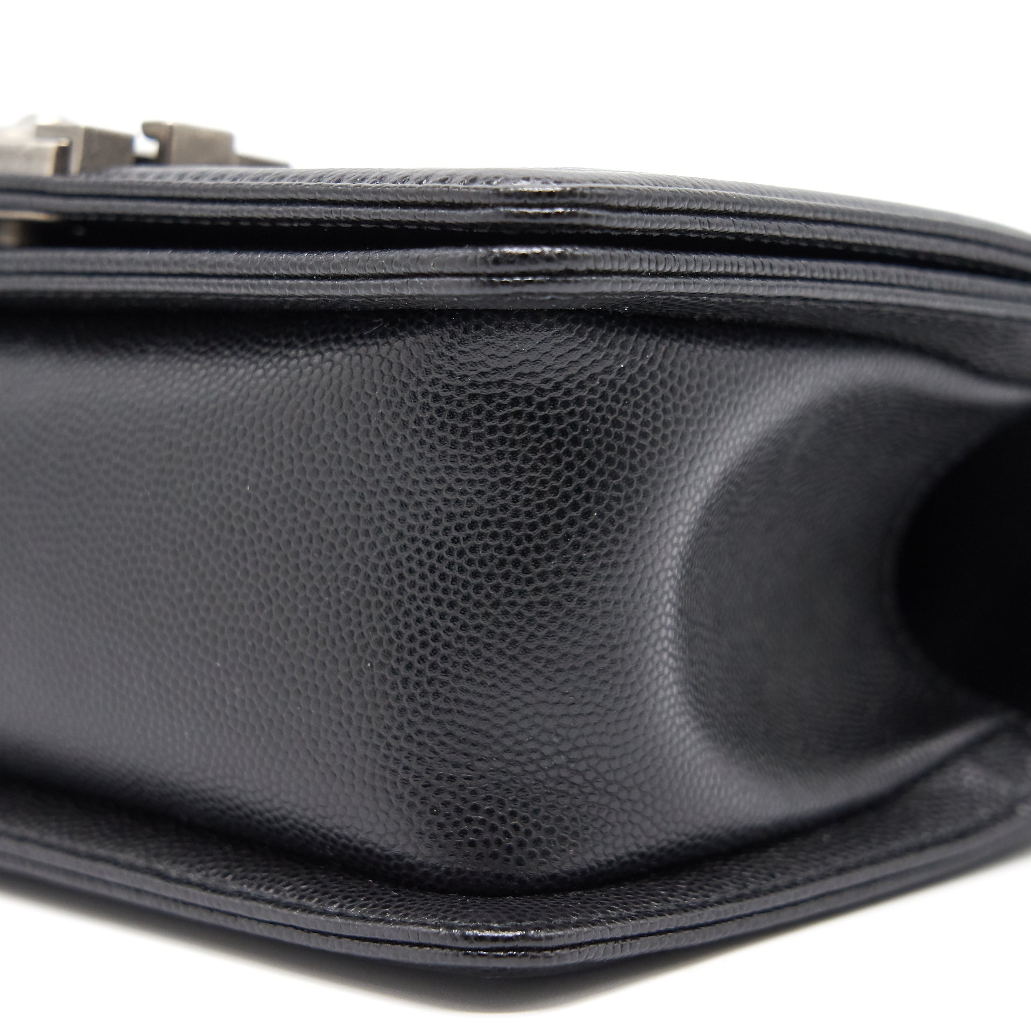 Chanel Small Leboy Cavier Black ruthenium Hardware