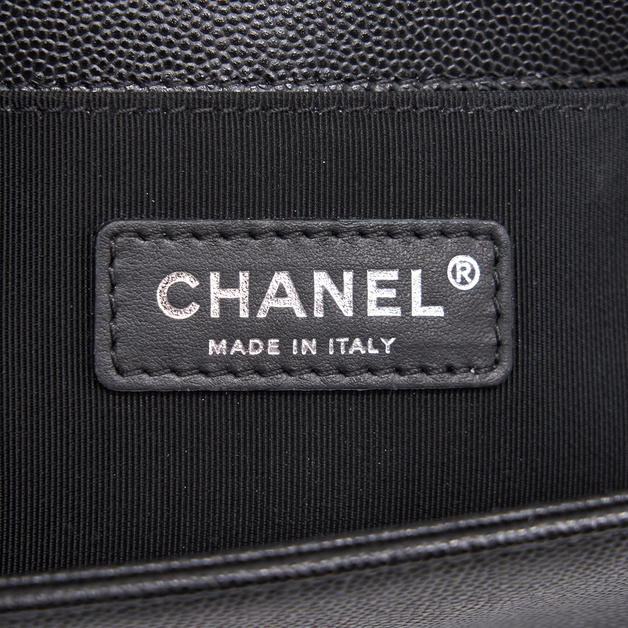 Chanel Small Leboy Cavier Black ruthenium Hardware