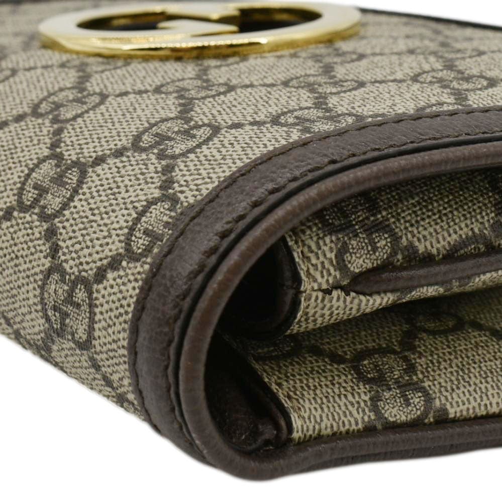 GUCCI Mini Blondie GG Supreme Canvas Belt Bag Beige 703807