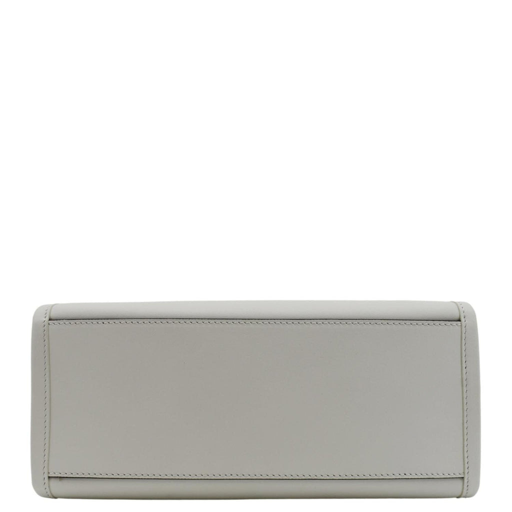 FENDI Sunshine Small Leather Crossbody Bag Off White