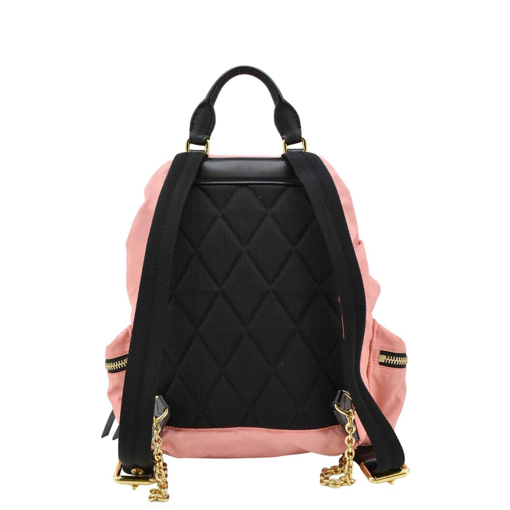 BURBERRY Technical Rucksack Nylon Backpack Bag Pink