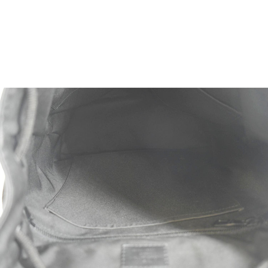 LOUIS VUITTON Christopher PM Monogram Taurillon Leather Backpack Bag Black