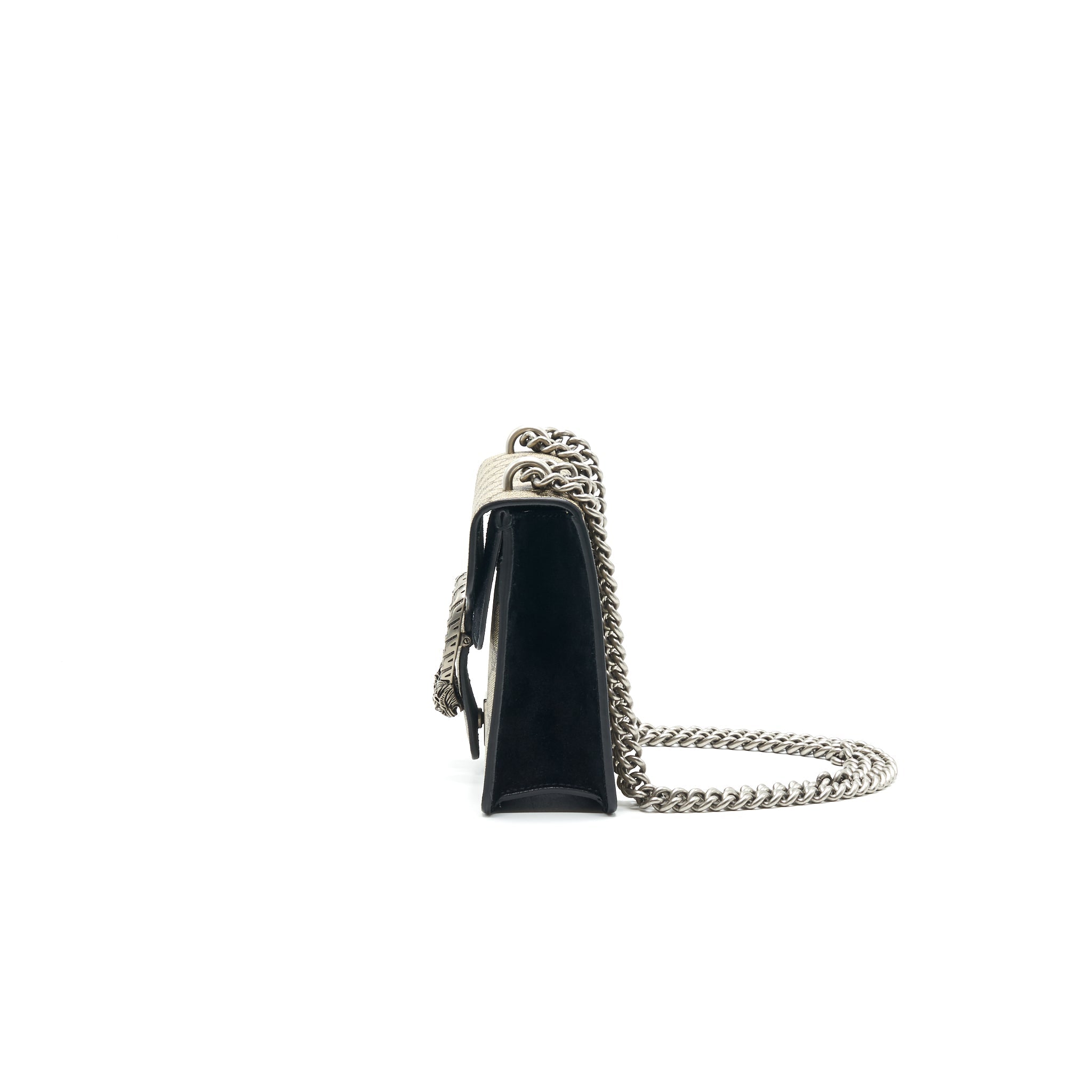 GUCCI DIONYSUS GG SUPREME MINI BAG BLACK