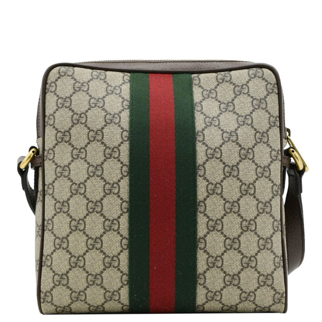 GUCCI Ophidia Small GG Canvas Messenger Bag Beige 547926