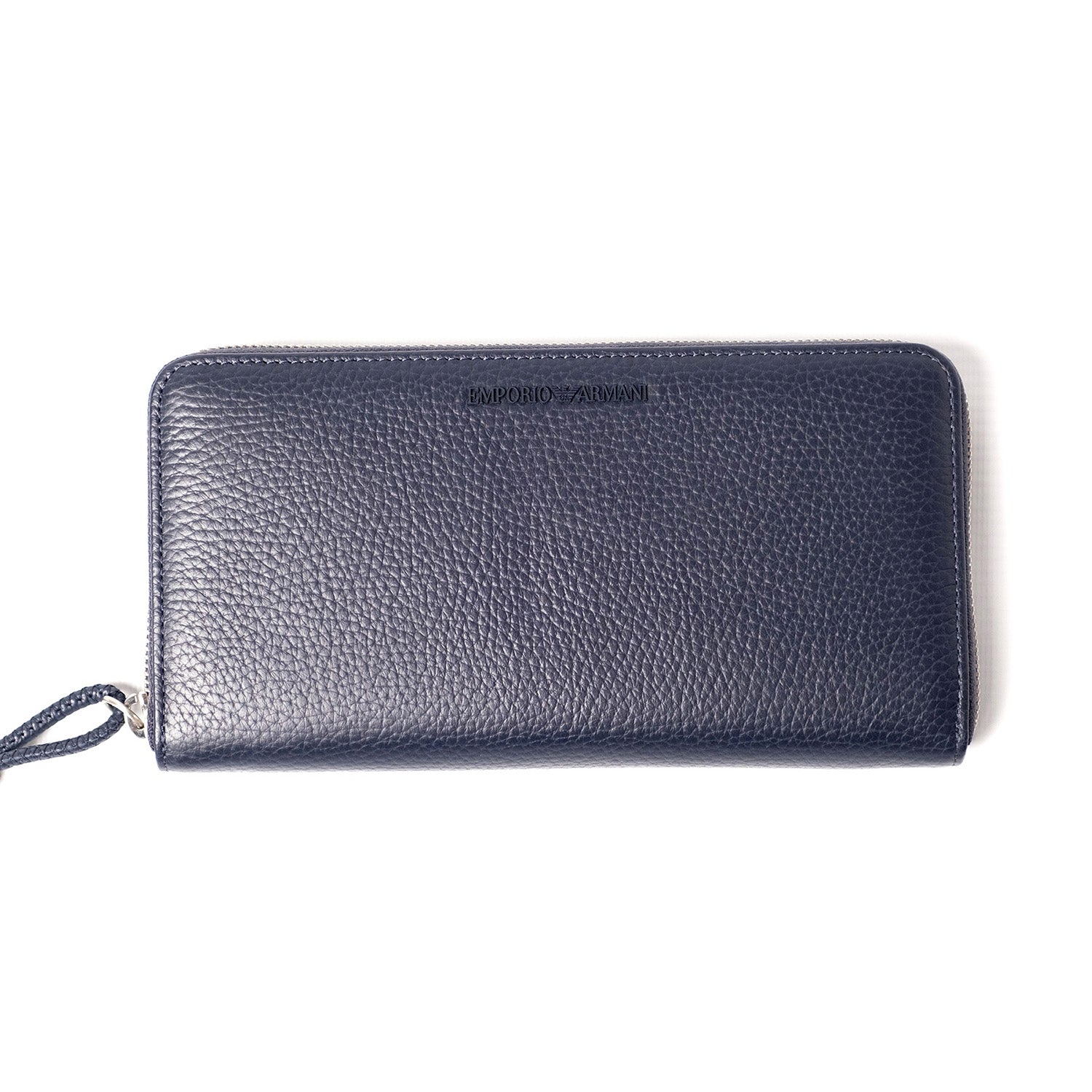 Tumbled Leather Wallet With Wrap-Around Zip