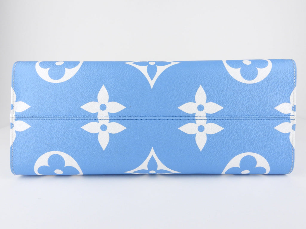 Louis Vuitton Blue Giant Monogram OnTheRun By The Pool GM Two Way Tote Bag