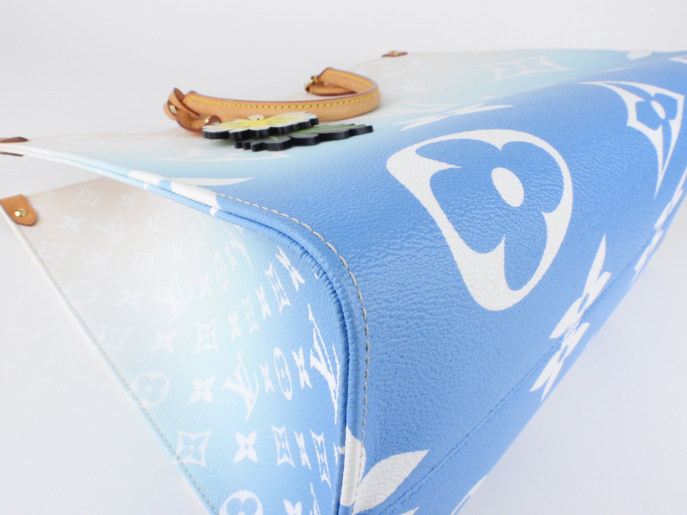 Louis Vuitton Blue Giant Monogram OnTheRun By The Pool GM Two Way Tote Bag
