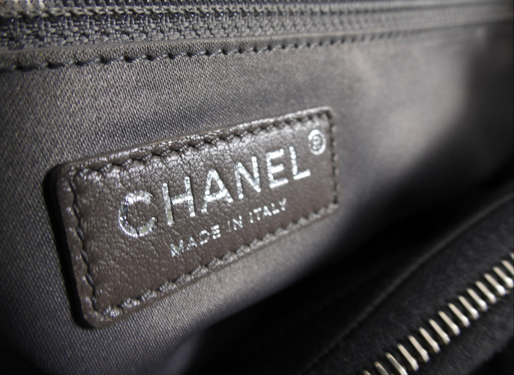 Chanel XL Black Caviar Leather Large GST Grand Shopping Tote Bag SHW