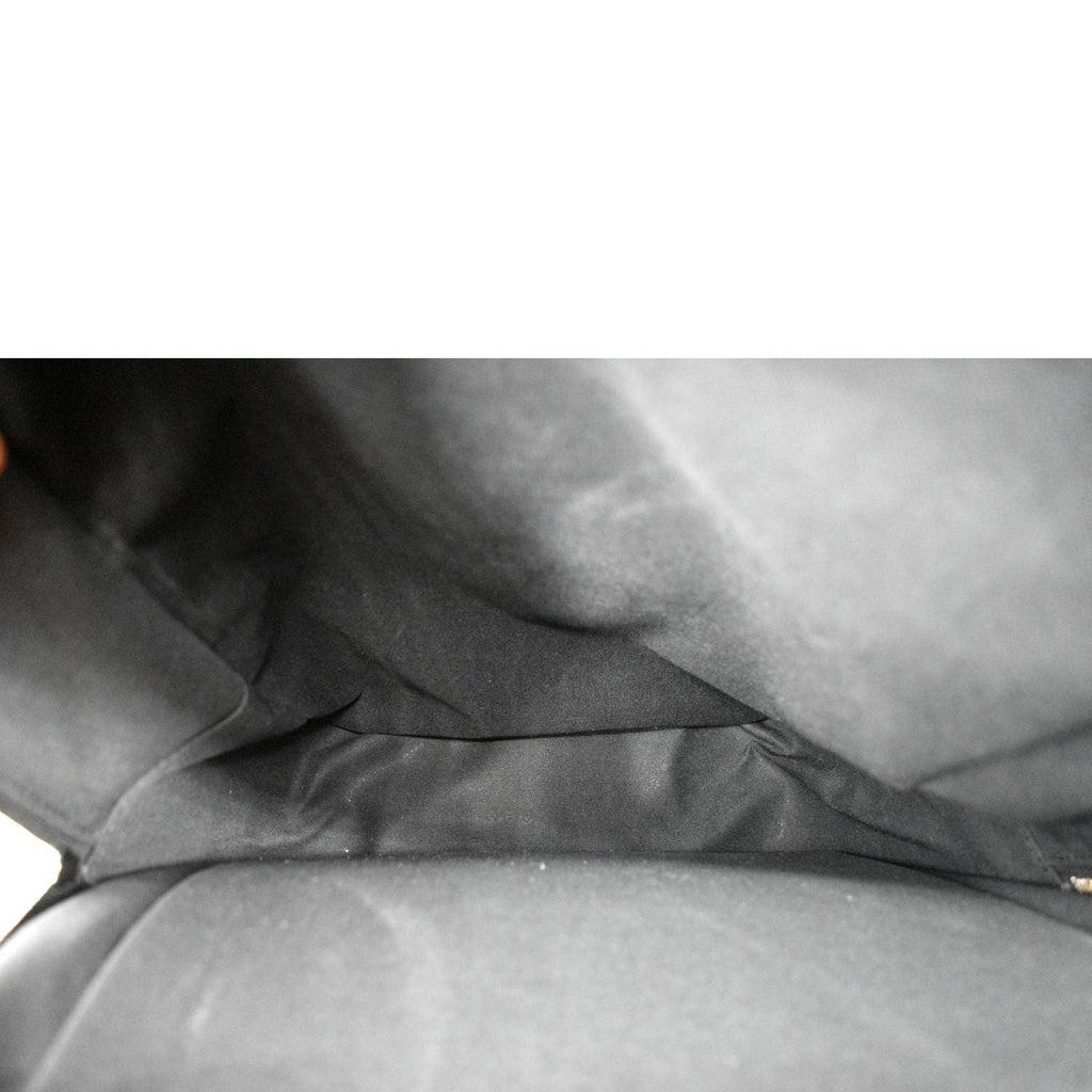LOUIS VUITTON Michael Damier Graphite Canvas Backpack Bag Black