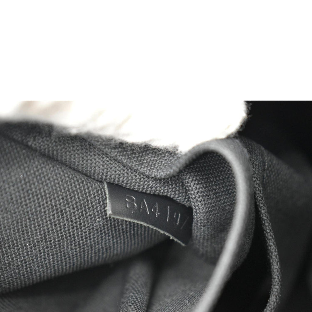 LOUIS VUITTON Michael Damier Graphite Canvas Backpack Bag Black