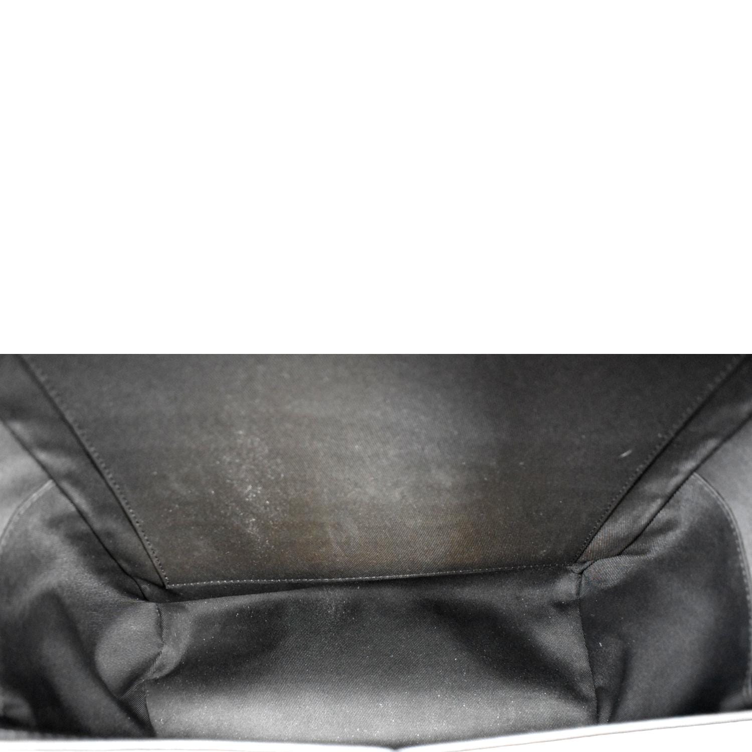 LOUIS VUITTON Takeoff Aerogram Grained Calf Leather Backpack Black