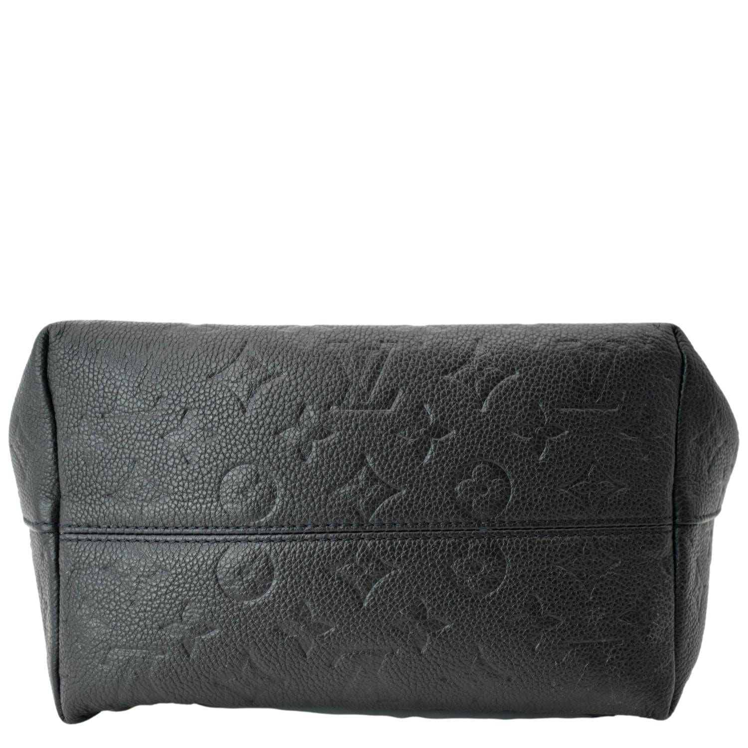 LOUIS VUITTON Montsouris Monogram Empreinte Leather Backpack Bag Black