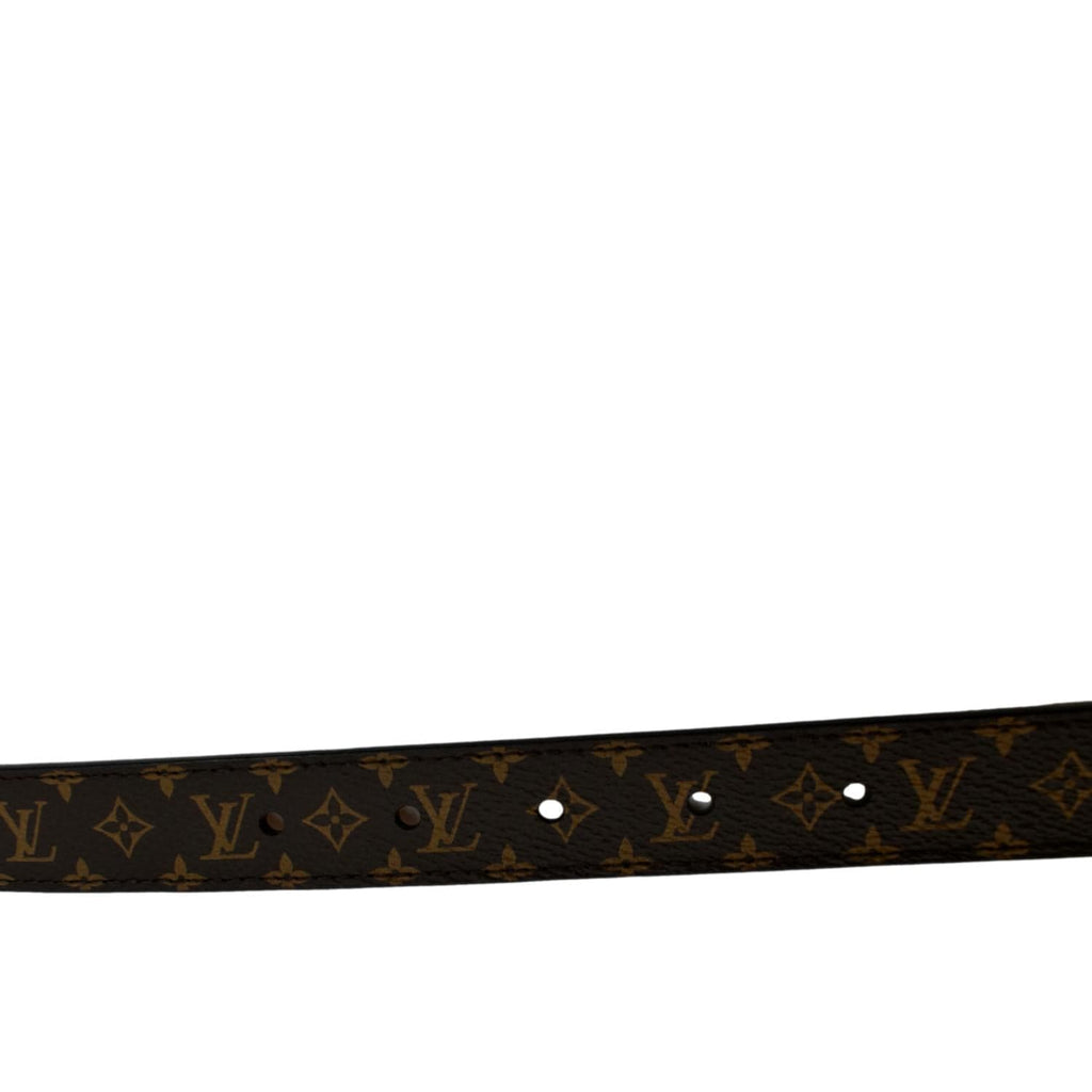 LOUIS VUITTON Mini 25MM Monogram Canvas Belt Brown