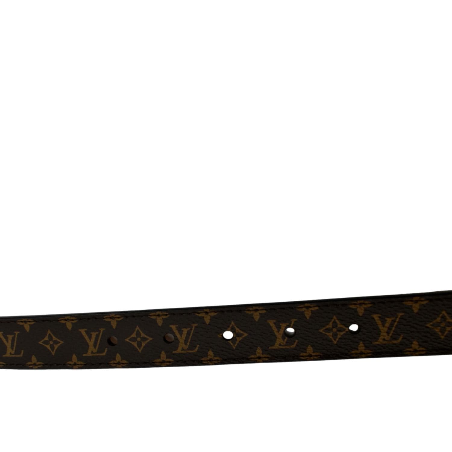 LOUIS VUITTON Mini 25MM Monogram Canvas Belt Brown