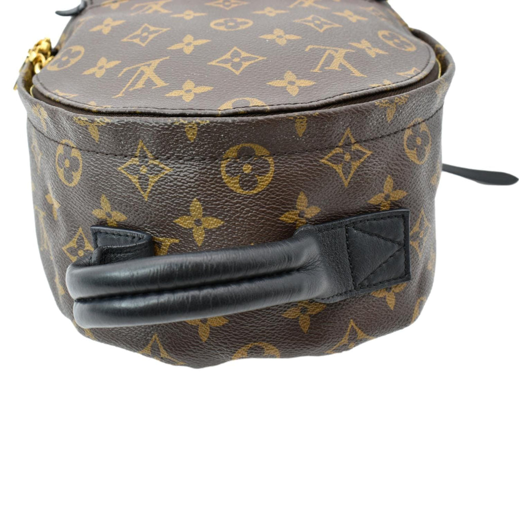 LOUIS VUITTON Palm Springs PM Monogram Canvas Backpack Brown
