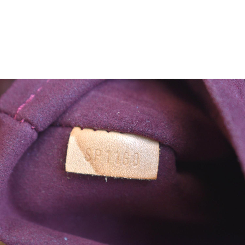 LOUIS VUITTON Montsouris Monogram Canvas Backpack Bag Brown