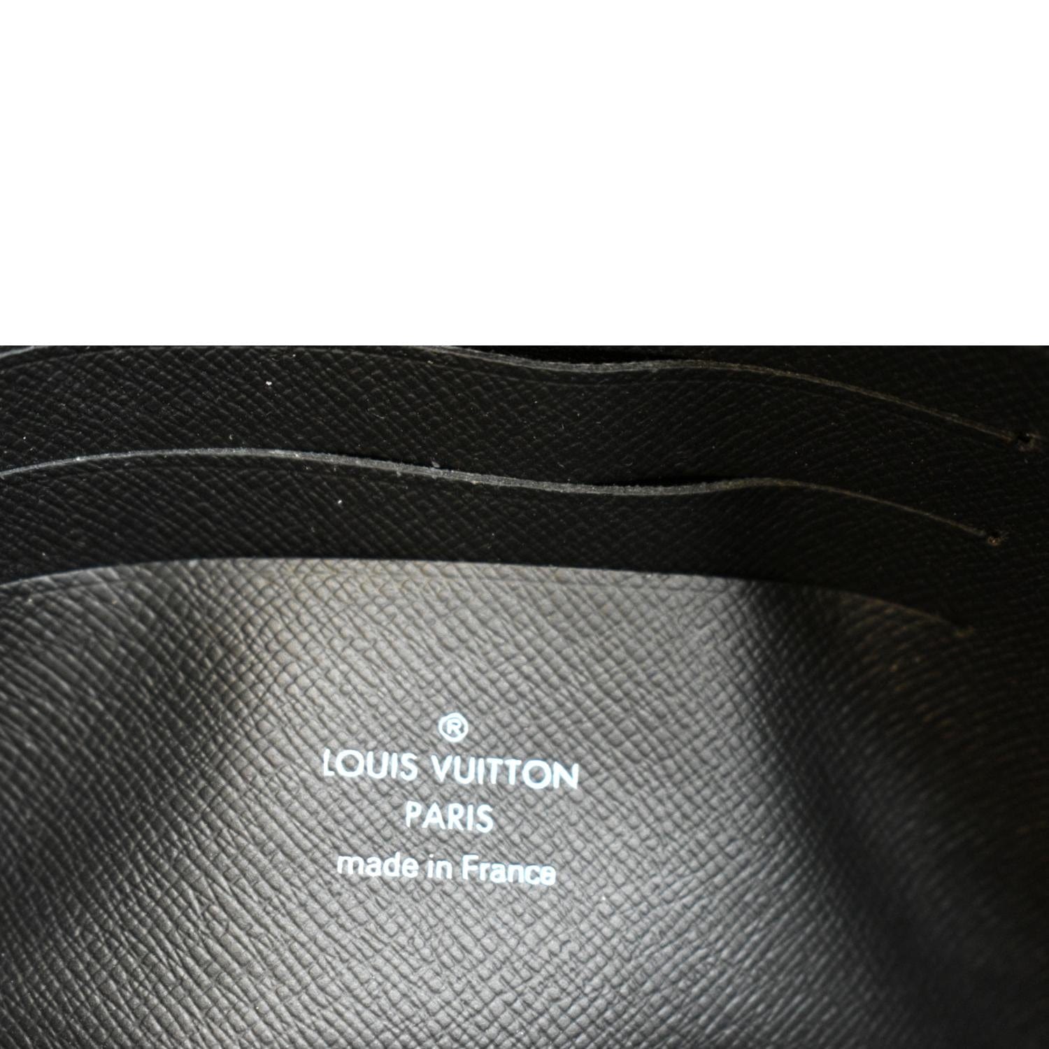 LOUIS VUITTON Volga Monogram Eclipse Pochette Clutch Bag Black