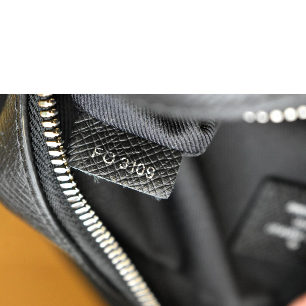 LOUIS VUITTON Outdoor Messenger Monogram Eclipse Belt Bag Black