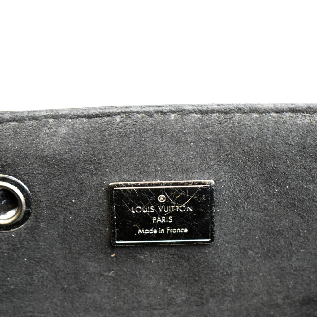 LOUIS VUITTON Hot Springs Monogram Vernis Leather Backpack Black/White